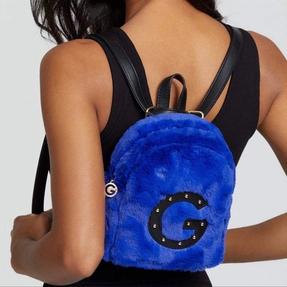 New G BY GUESS Blue Mini Backpack - Picture 1 of 6